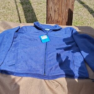 Columbia Navy Full-Zip Fleece Jacket